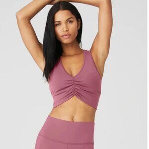 Alo Wild Thing Bra in Mars Clay